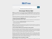 Desktop screenshot for mp3tree.net