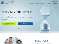 Desktop screenshot for backstopsolutions.com