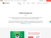 Desktop screenshot for maillist-manage.com