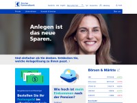 Desktop screenshot for zkb.ch