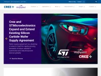 Desktop screenshot for cree.com