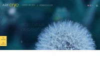 Desktop screenshot for arkcryo.com