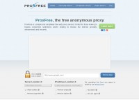 Desktop screenshot for proxfree.com