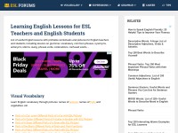 Desktop screenshot for eslforums.com