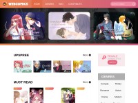 Desktop screenshot for webcomicsapp.com