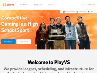 Desktop screenshot for playvs.com