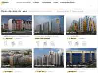 Desktop screenshot for novostroy.kz