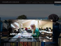 Desktop screenshot for champlain.edu