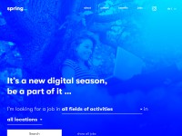 Desktop screenshot for spring-media.de