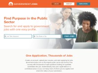 Desktop screenshot for governmentjobs.com