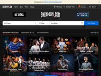 Desktop screenshot for broadway.com