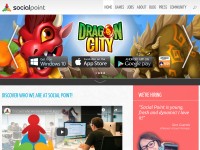 Desktop screenshot for socialpointgames.com