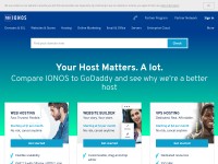 Desktop screenshot for ionos.com