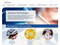 Desktop screenshot for sensient.com