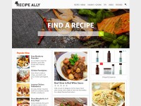 Desktop screenshot for recipeally.com
