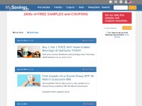 Desktop screenshot for mysavings.com