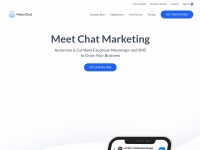 Desktop screenshot for manychat.com