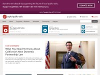 Desktop screenshot for capradio.org