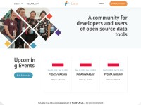 Desktop screenshot for pydata.org