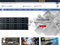 Desktop screenshot for simplynas.com