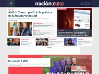 Desktop screenshot for nacion321.com