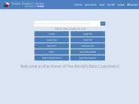 Desktop screenshot for texasdirectauto.com