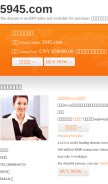 How 5945.com looks like on a mobile device such as an iPhone.