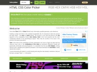 Desktop screenshot for htmlcsscolor.com