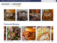 Desktop screenshot for dinnerthendessert.com