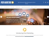 Desktop screenshot for pushmarketing.us
