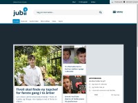 Desktop screenshot for jubii.dk