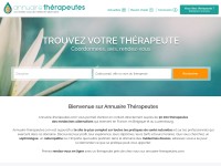 Desktop screenshot for annuaire-therapeutes.com