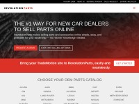 Desktop screenshot for revolutionparts.com
