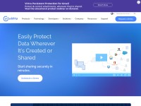 Desktop screenshot for virtru.com