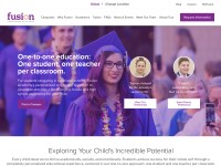 Desktop screenshot for fusionacademy.com