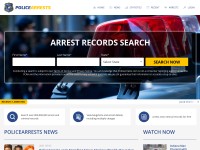 Desktop screenshot for policearrests.com