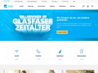 Desktop screenshot for deutsche-glasfaser.de