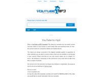 Desktop screenshot for ytmp3.mobi