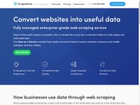 Desktop screenshot for scrapehero.com