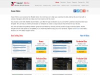 Desktop screenshot for sevenskins.com