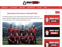 Desktop screenshot for moneyheistseasons.com