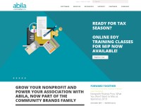 Desktop screenshot for abila.com
