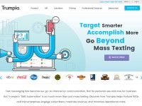 Desktop screenshot for trumpia.com