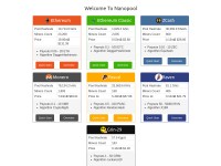 Desktop screenshot for nanopool.org
