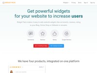 Desktop screenshot for widgetpack.com