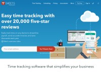 Desktop screenshot for tsheets.com