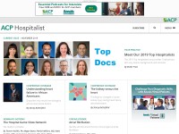 Desktop screenshot for acphospitalist.org
