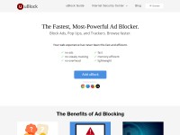 Desktop screenshot for ublock.org