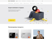 Desktop screenshot for tinkoff.ru