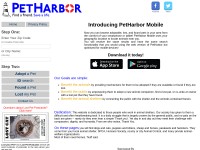 Desktop screenshot for petharbor.com